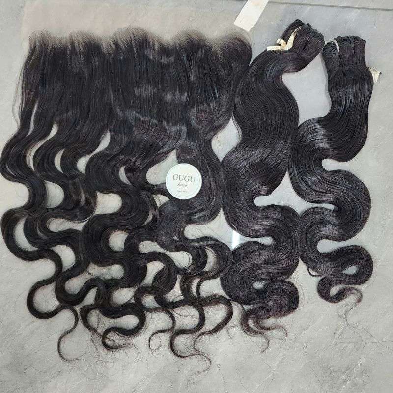 Body Wave Weft Hair with HD Lace