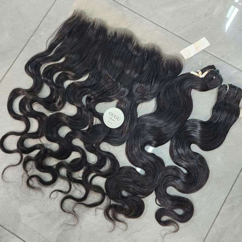 Body Wave Weft Hair with HD Lace