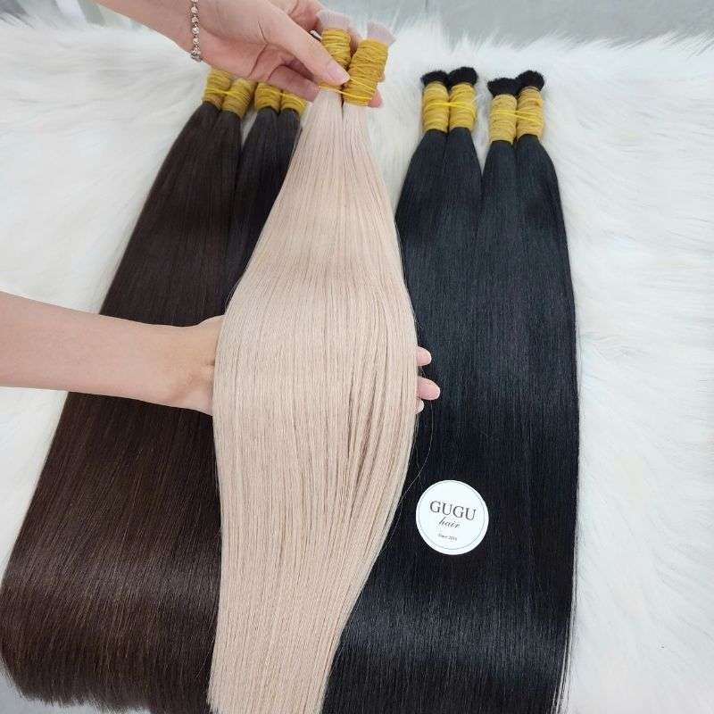Wholesale Super Drawn Bone Straight Hair Extensions