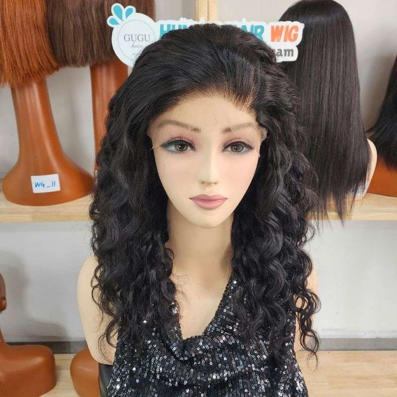 Glueless HD Lace Natural Color Loose Deep Wave Human Hair Wigs