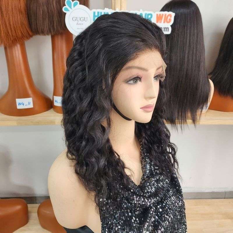 Glueless HD Lace Natural Color Loose Deep Wave Human Hair Wigs