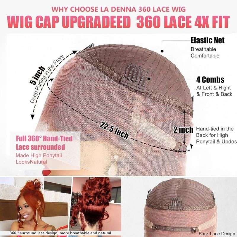 360 Lace Wig Cap – Balance of Comfort and Styling