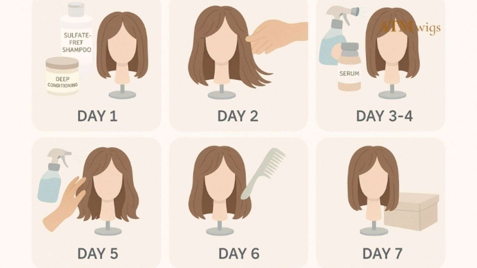Building a Simple Virgin Hair Wig Care Routine