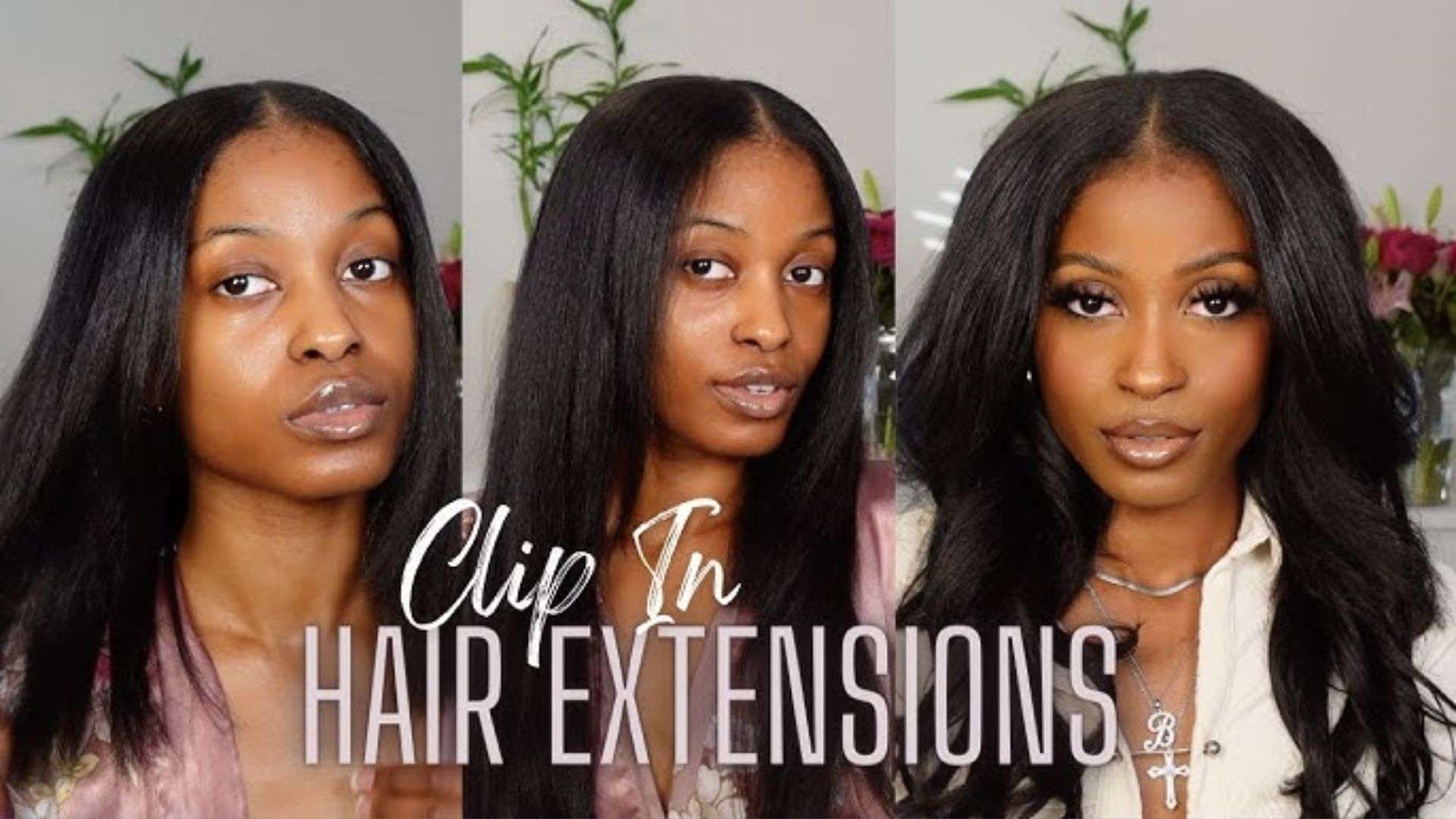 Clip-In 40 Inch Hair Extensions for Luxurious Volume 4 Clip-In 40 Inch Hair Extensions