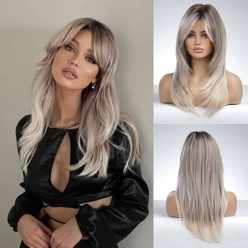 Curtain Bangs Wig – Feminine and Soft