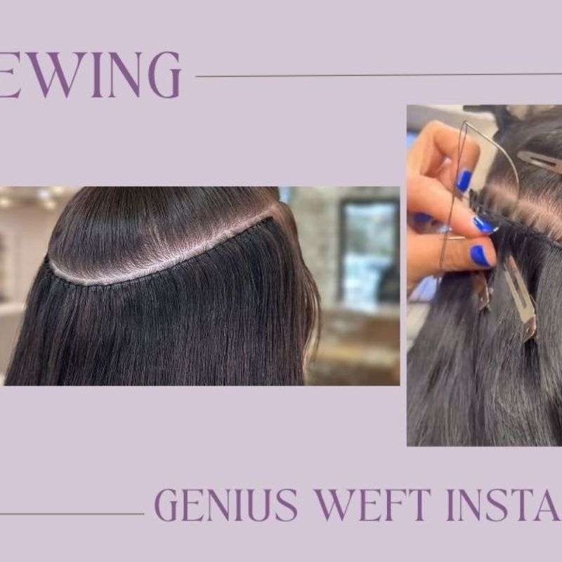 Genius Weft Human Hair Extensions – Seamless, Lightweight & Luxury Quality 9 Genius Weft Extensions
