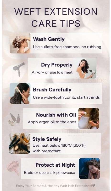 Best-Selling Colored Weft Hair Extensions for Every Hair Type 5 Hair Care Tips for Colored Weft Extensions