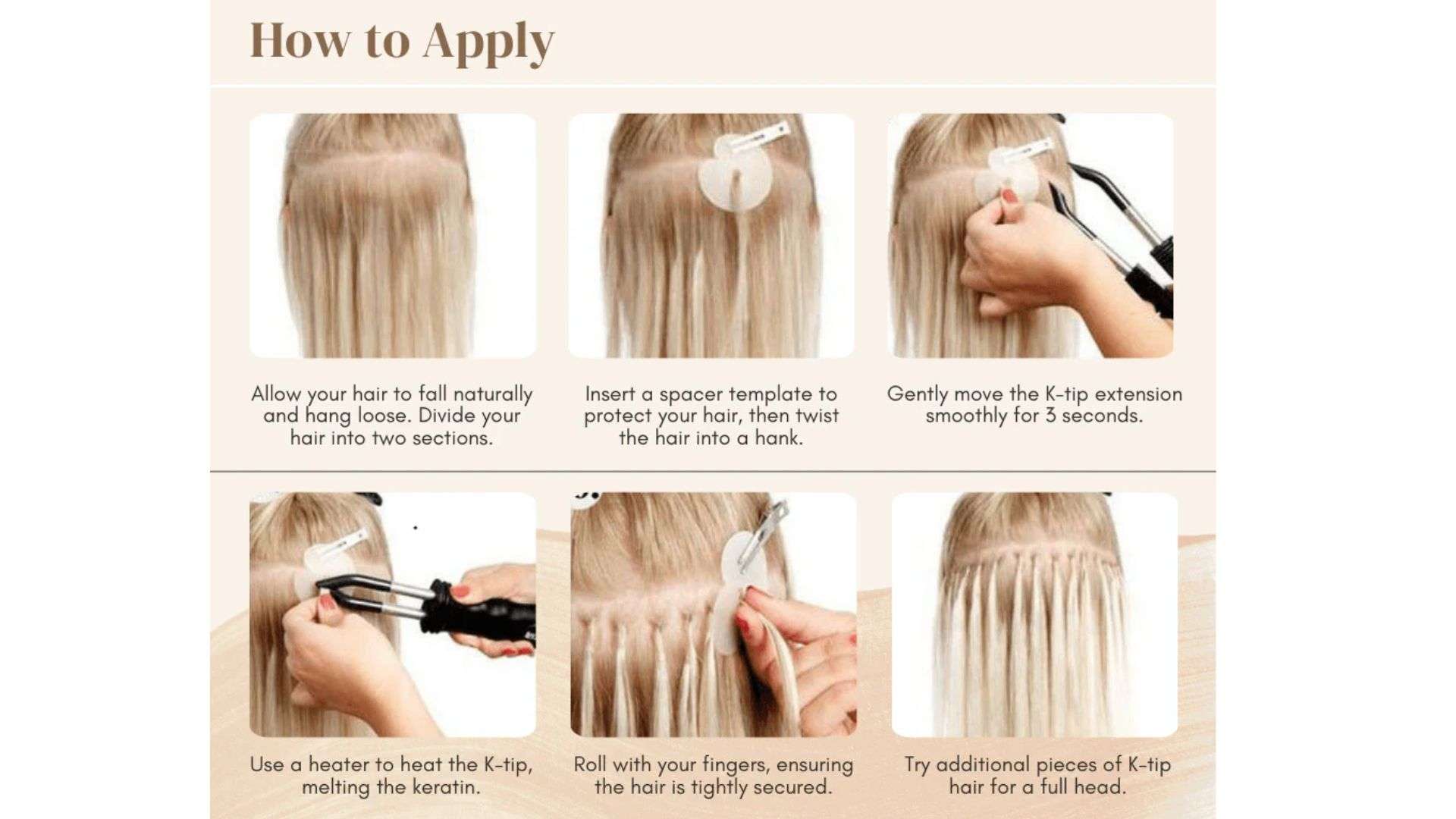 How V-Tip Extensions Are Applied