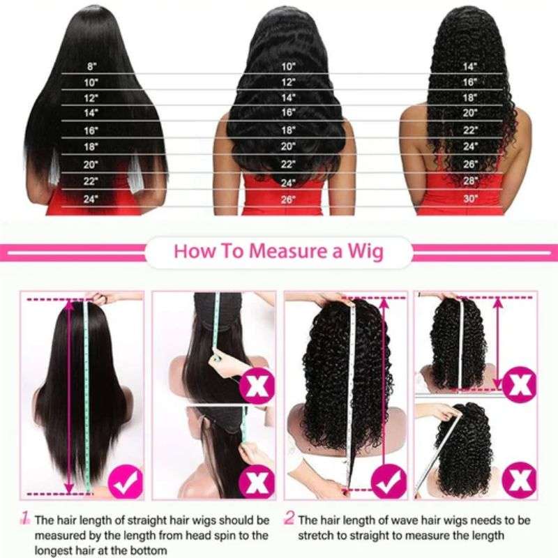 How Wig Length Is Measured