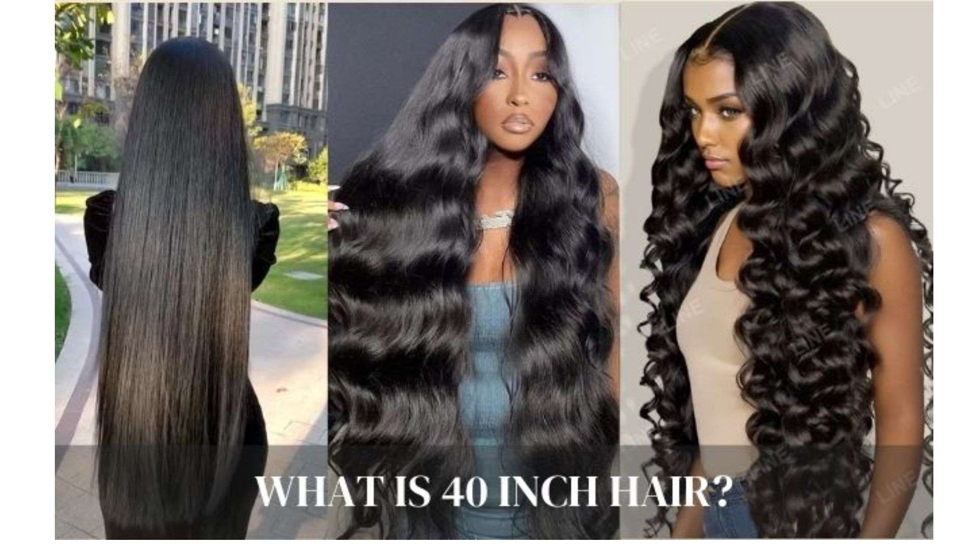 How to Spot Real Premium 40-Inch Hair