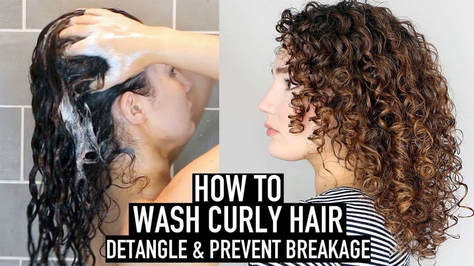 How to Wash Loose Curly Hair Properly