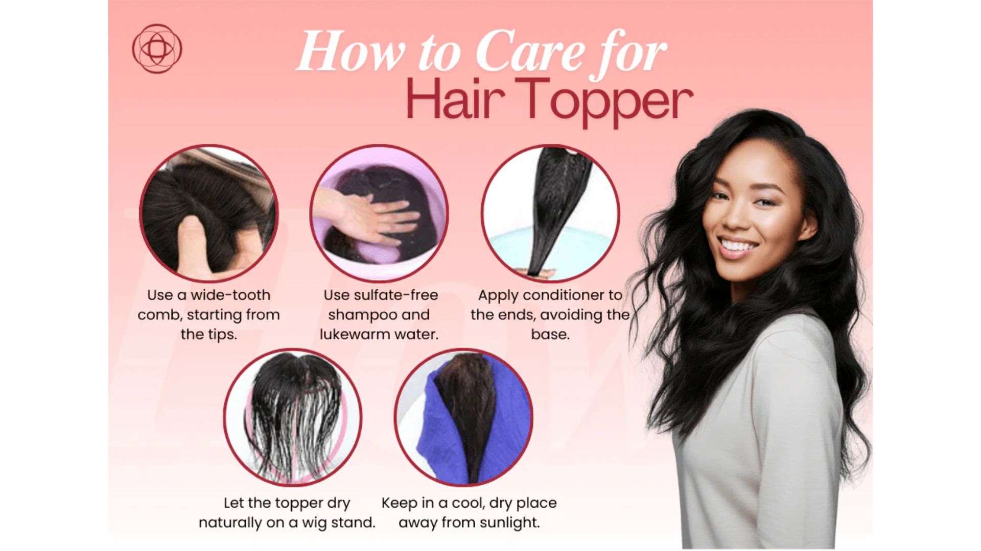 Human Hair Topper Care Tips