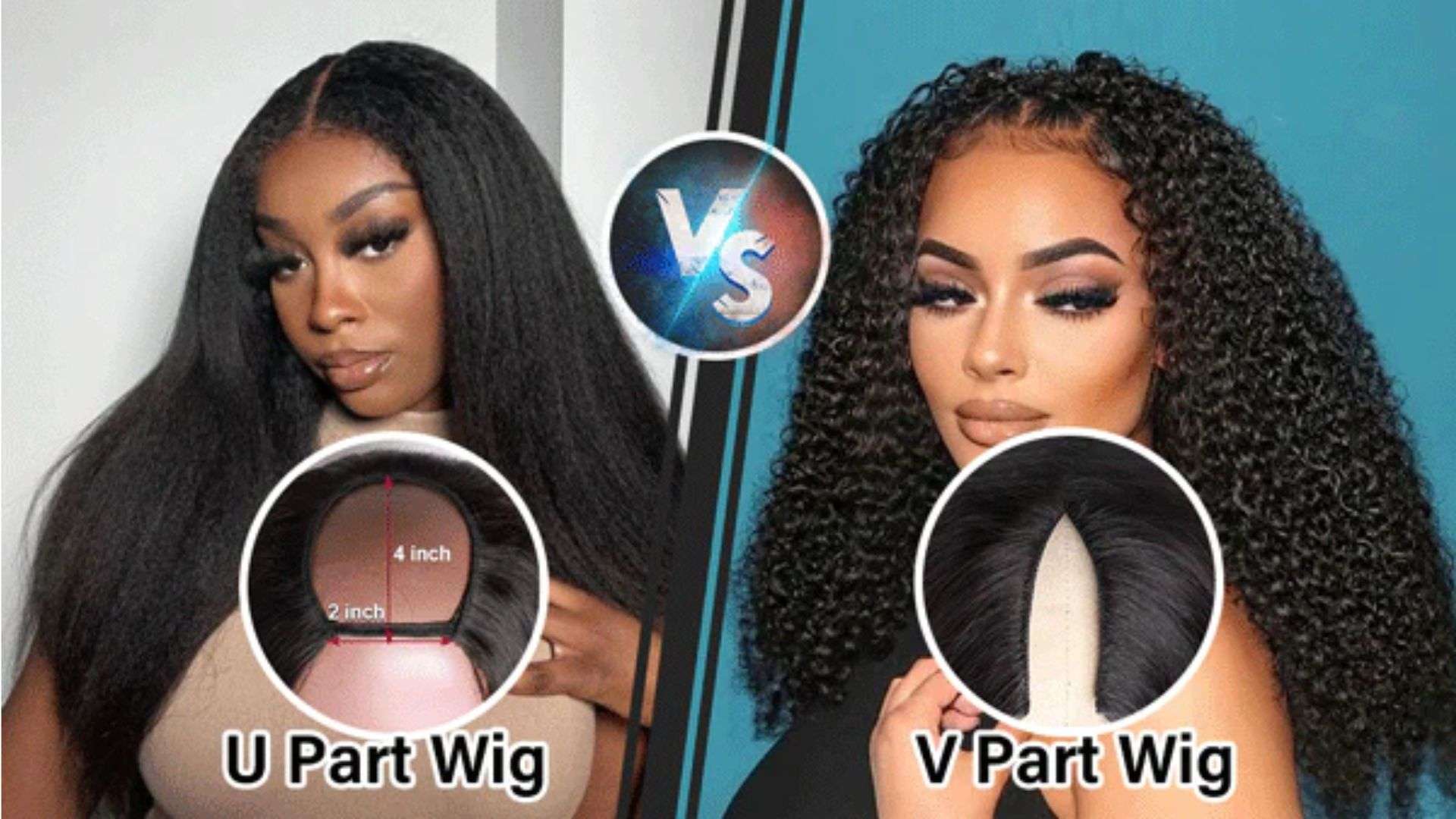 U-Part or V-Part Wig Cap – Maximum Scalp Exposure
