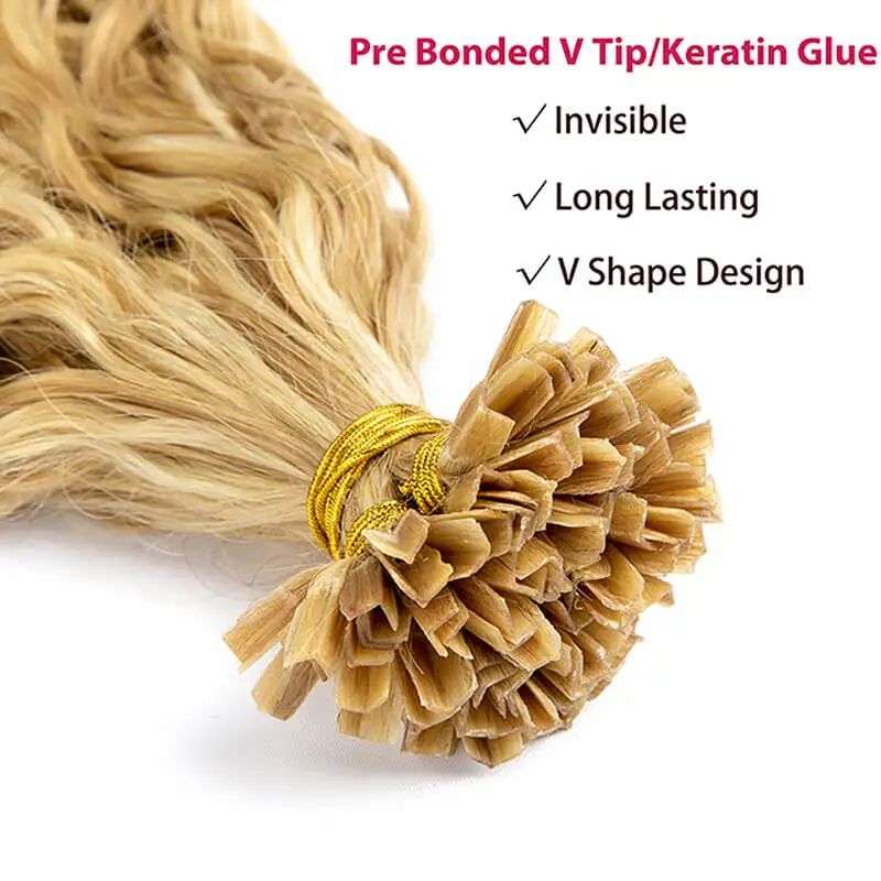 V-Tip Hair Extensions_ Long-Lasting Keratin Fusion
