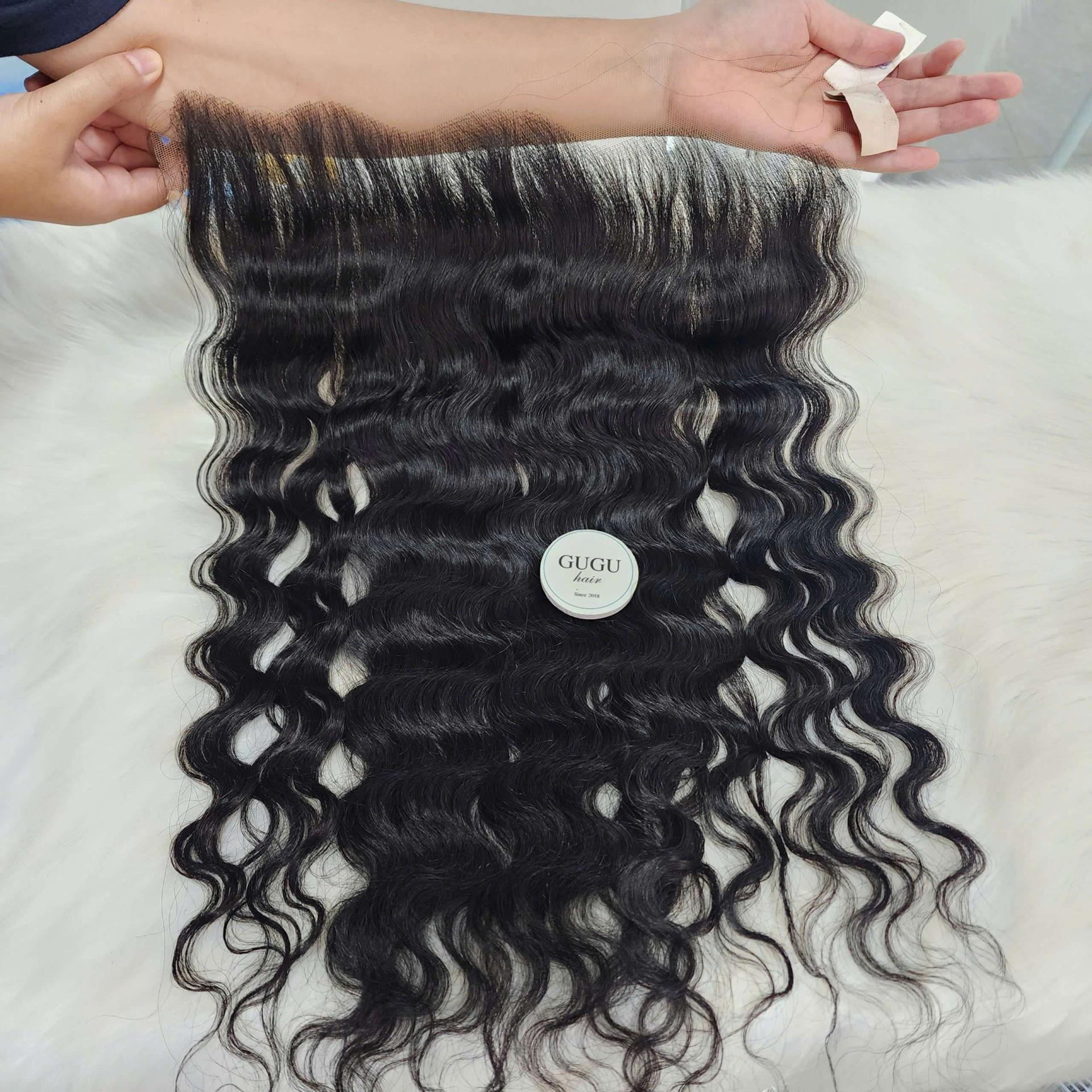 GUGU HAIR – Raw Vietnamese Human Hair Wig 128 deep wave hd 13x4 lace frontal
