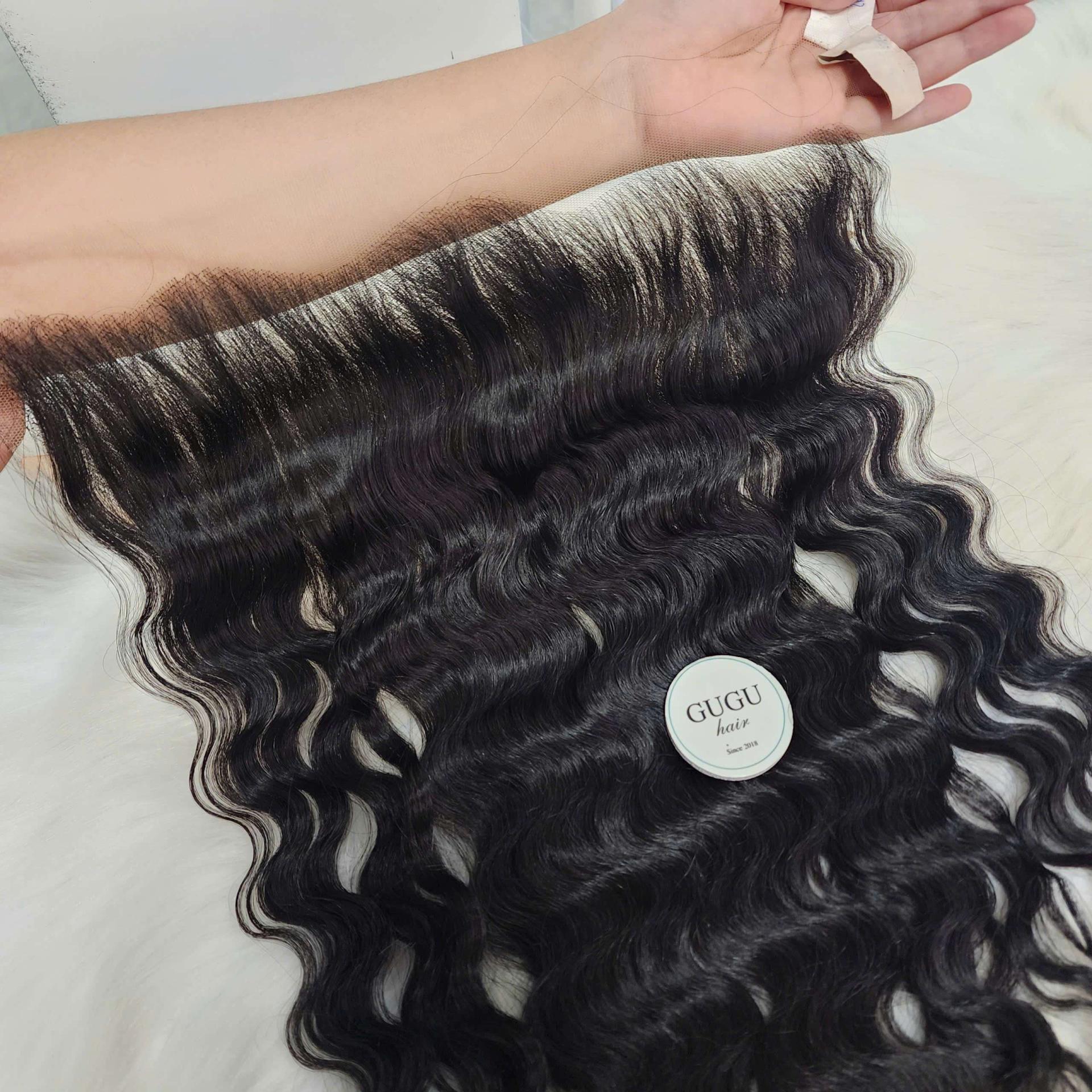 GUGU HAIR – Raw Vietnamese Human Hair Wig 127 deep wave hd 13x4 lace frontal