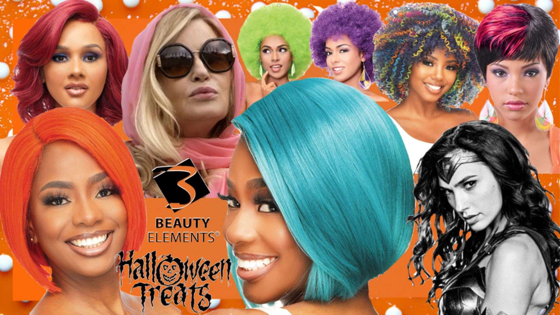 human hair wig halloween