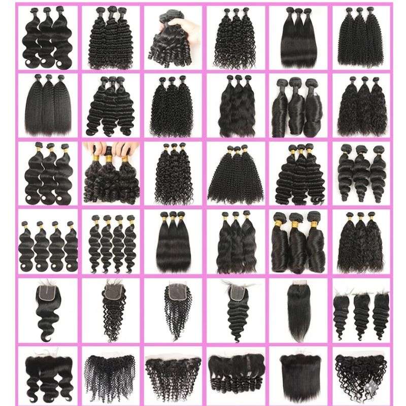 texture human hair bundles,