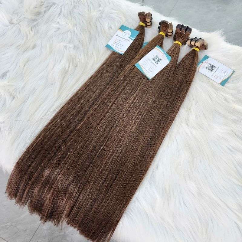 Color 6A Light Ash Brown Tape-In Extensions 4 #6A Light Ash Brown Tape-In Extensions