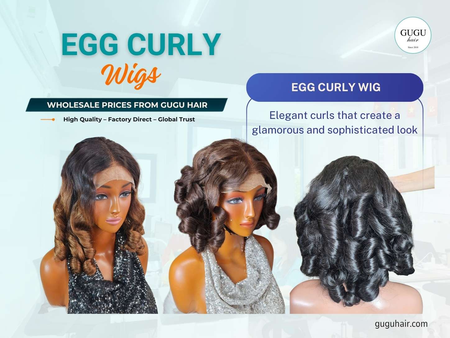 Egg Curly Wigs