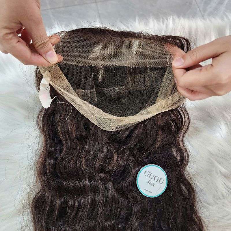 Dark Brown Curly Full Lace Wig | 100% Vietnamese Human Hair 6 Full Lace Wig Color #2 – Dark Brown (5)