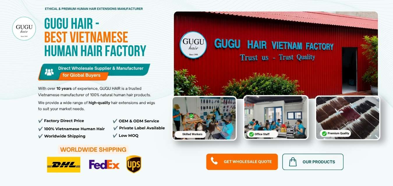 Vietnamese Hair Factory –Premium Human Hair Manufacturer in Vietnam