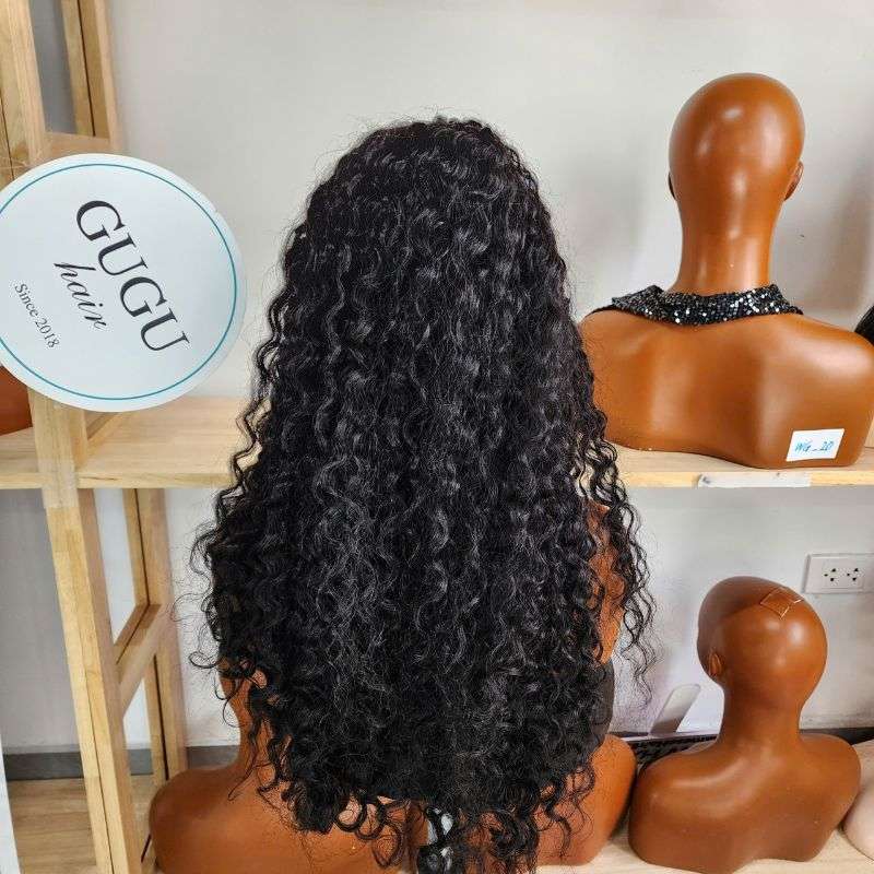 Burmese Curly Half Wig Made from 100% Vietnamese Human Hair 3 burmese curly Half wig
