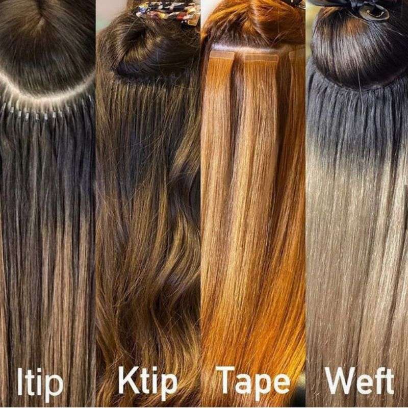 Machine vs. Hand-tied Weft Hair: Which One Should You Choose? 2 hair extension method is best