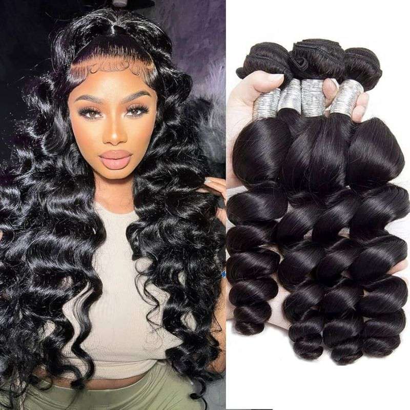 Loose Wave Long Human Hair Wigs