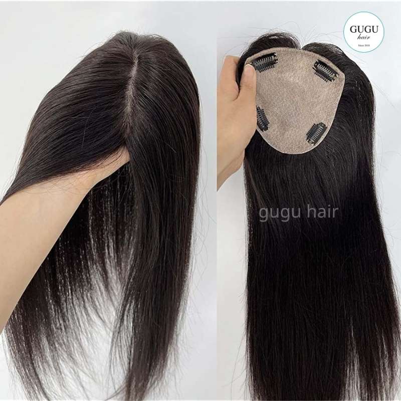 Human Hair Topper with Bangs for Women | Premium Vietnamese Hair 5 Human Hair Topper with Bangs for Women | Premium Vietnamese Hair - Image 5