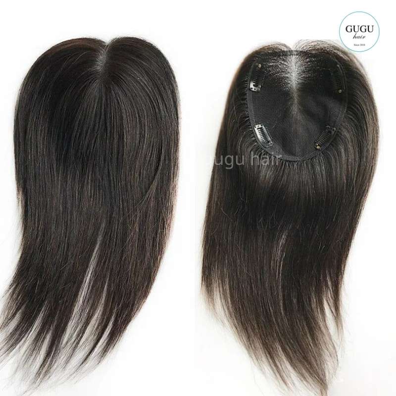 Human Hair Topper for Thinning Hair | Vietnamese Human Hair | GUGU HAIR 3 Human Hair Topper for Thinning Hair | Vietnamese Human Hair | GUGU HAIR - Image 3