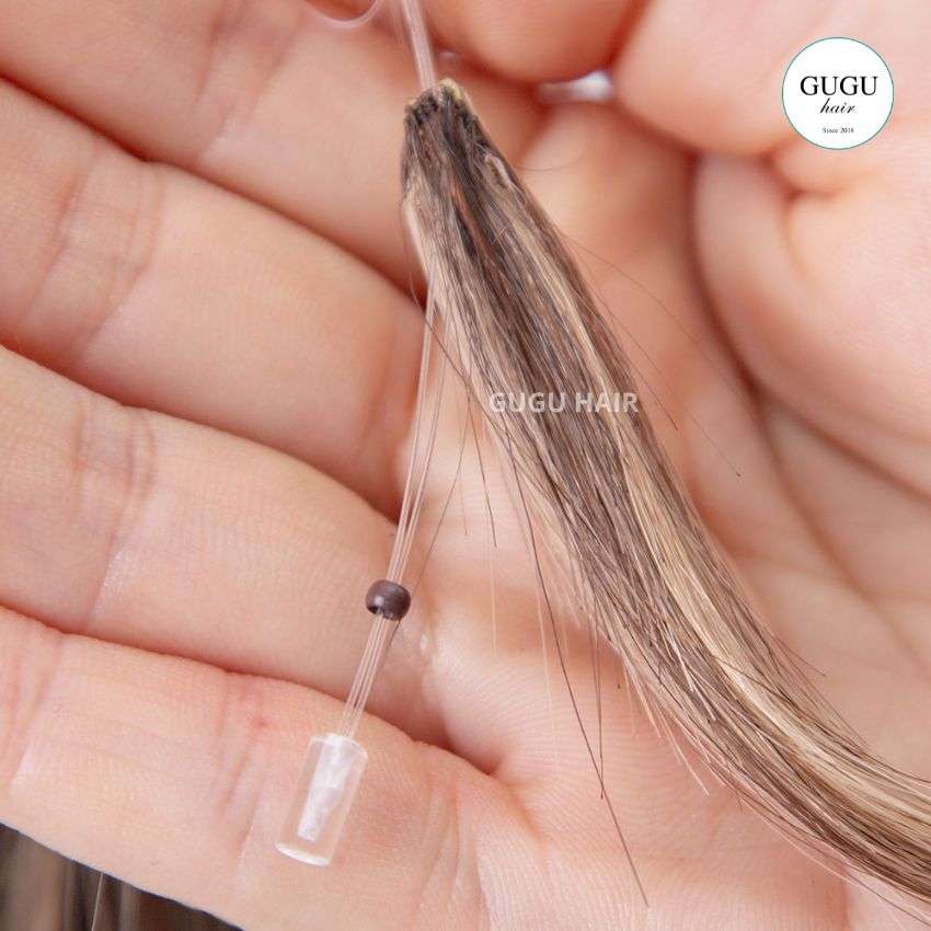 Wholesale Russian Hair 12a HD Feather H6 10inch Hair Extensions Human Hair Extension 4