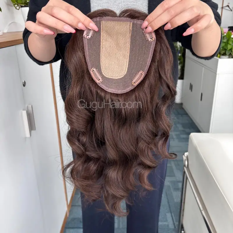 14x15cm Natural Wave Hair Topper