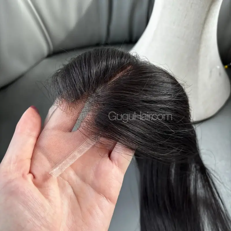 Ultra HD Lace Hair Topper breathable base with clips