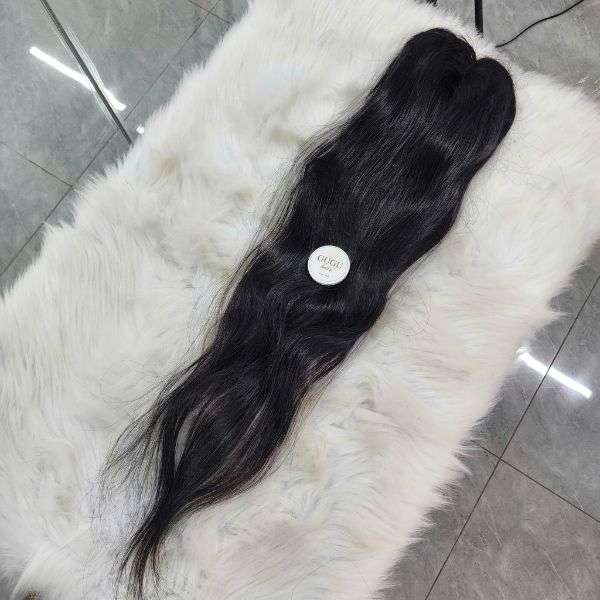 28 Inch Human Hair Topper length measurement