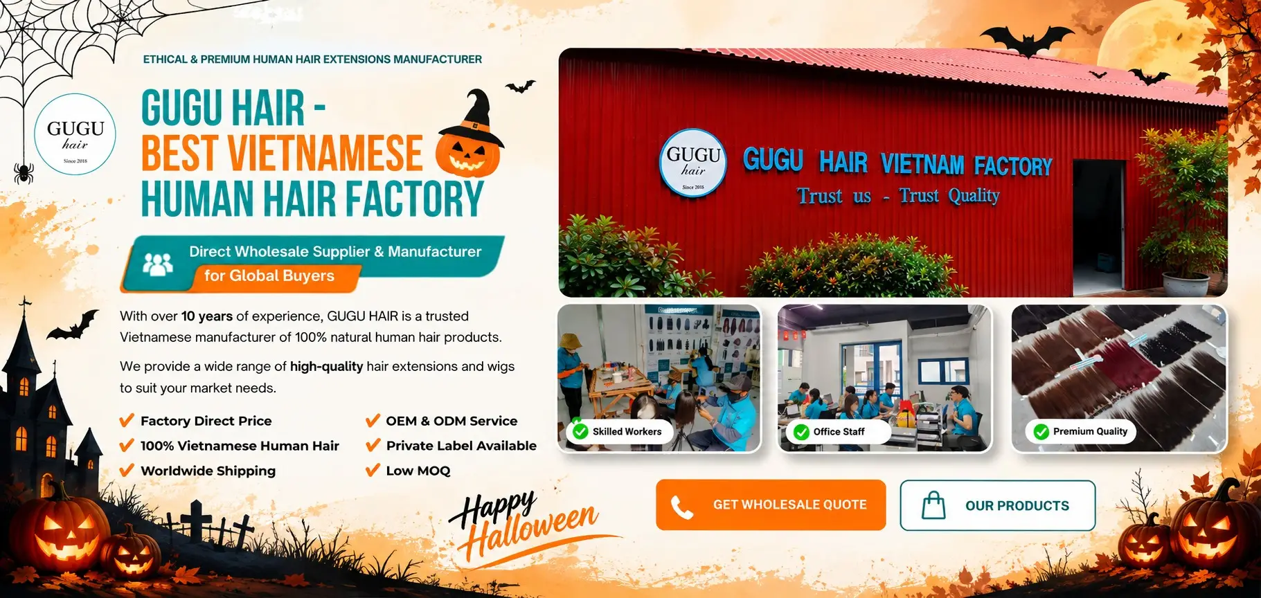 Vietnamese Hair Factory –Premium Human Hair Manufacturer in Vietnam 1
