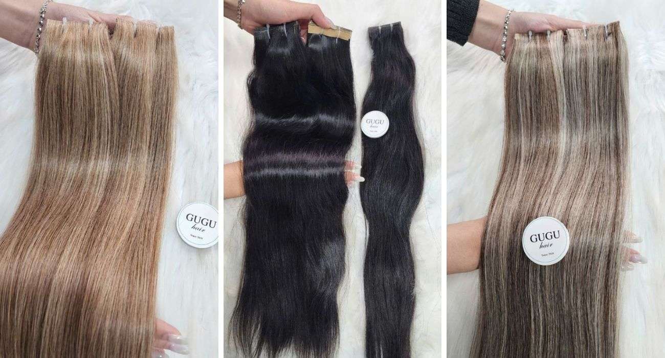 Vietnamese Tape-In Hair Extensions: Quality, Characteristics & Buying Guide 3 Vietnamese Tape In Hair Extensions made from human hair