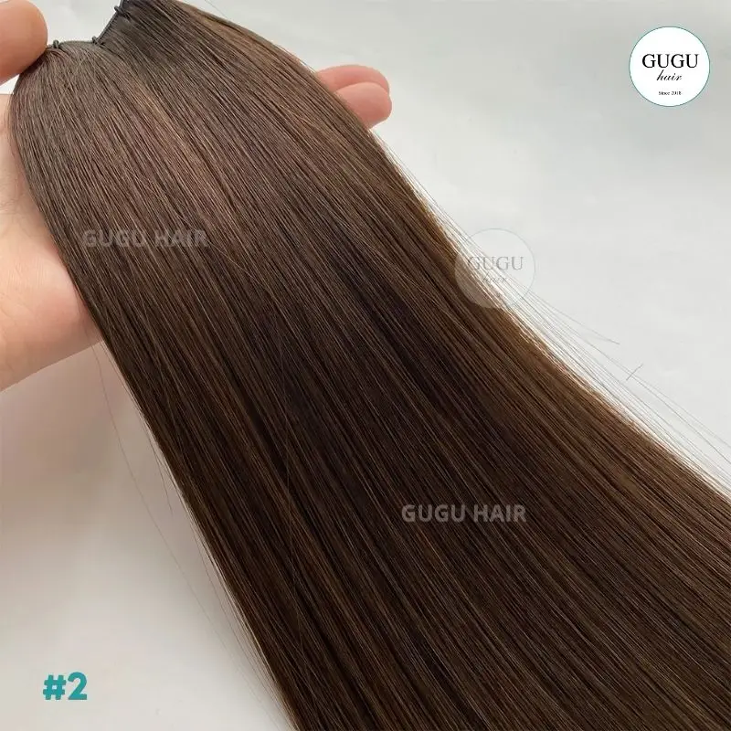 Wholesale Genius Weft Hair Extensions #2 Dark Brown – Raw Vietnamese Human Hair,