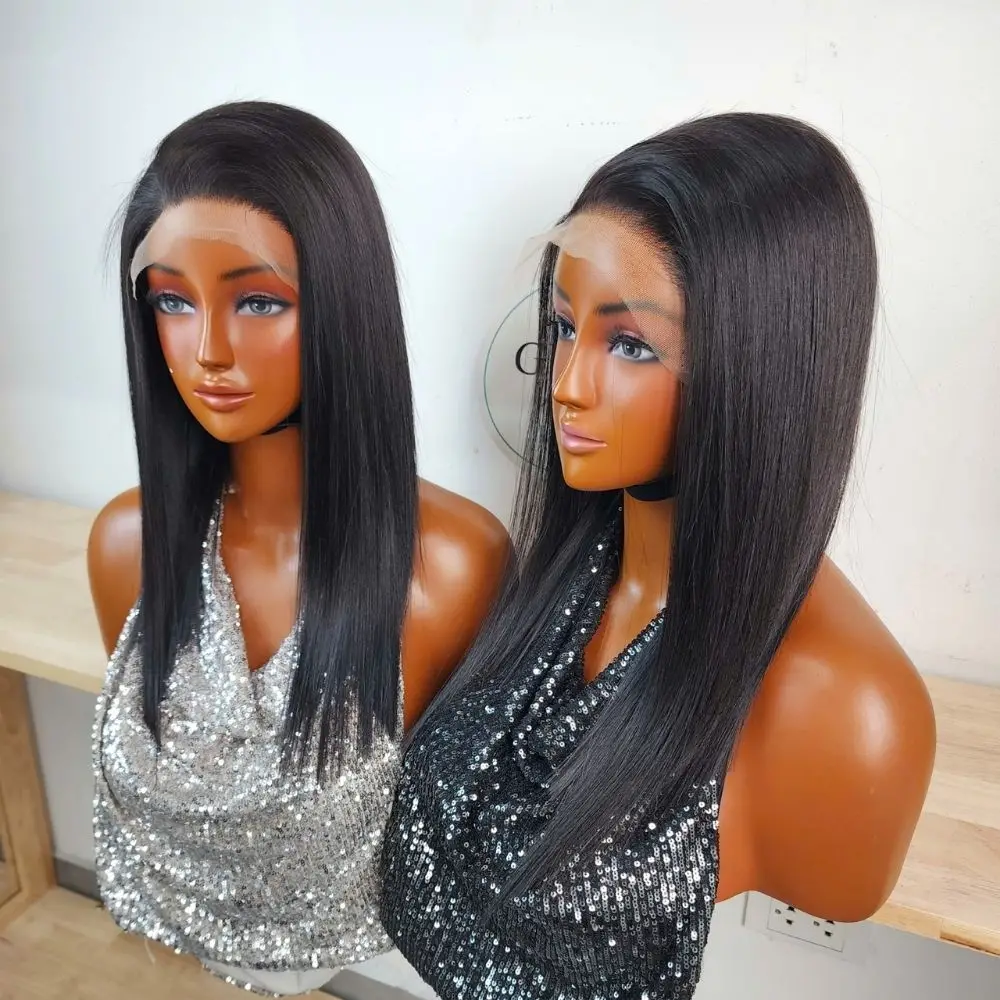 14 Inch Straight Wig Combo – Chic Black Bob Human Hair Wigs, Sleek & Silky Vietnamese Hair 4 14 Inch Straight Wig Combo – Chic Black Bob Human Hair Wigs, Sleek & Silky Vietnamese Hair - Image 4