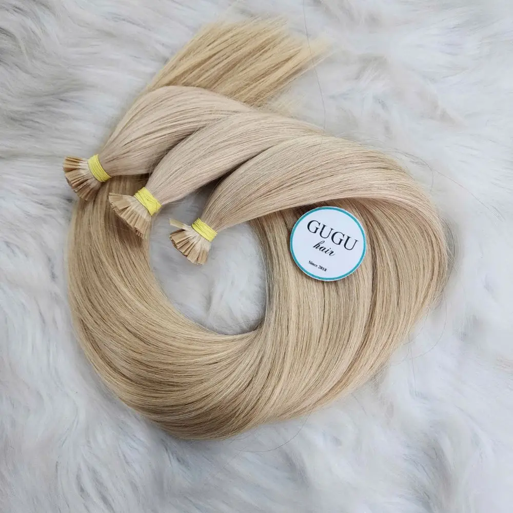 Vietnamese Hair Factory | Human Hair Manufacturer | GUGU HAIR 93 Flat Tip Keratin Hair Extensions – Premium Double Drawn Vietnamese Human Hair