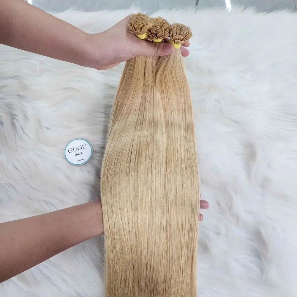 Flat Tip Keratin Hair Extensions – Premium Double Drawn Vietnamese Human Hair 3 Flat Tip Keratin Hair Extensions – Premium Double Drawn Vietnamese Human Hair - Image 3