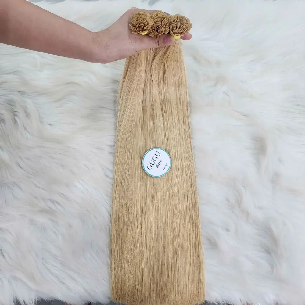 Flat Tip Keratin Hair Extensions – Premium Double Drawn Vietnamese Human Hair 5 Flat Tip Keratin Hair Extensions – Premium Double Drawn Vietnamese Human Hair - Image 5