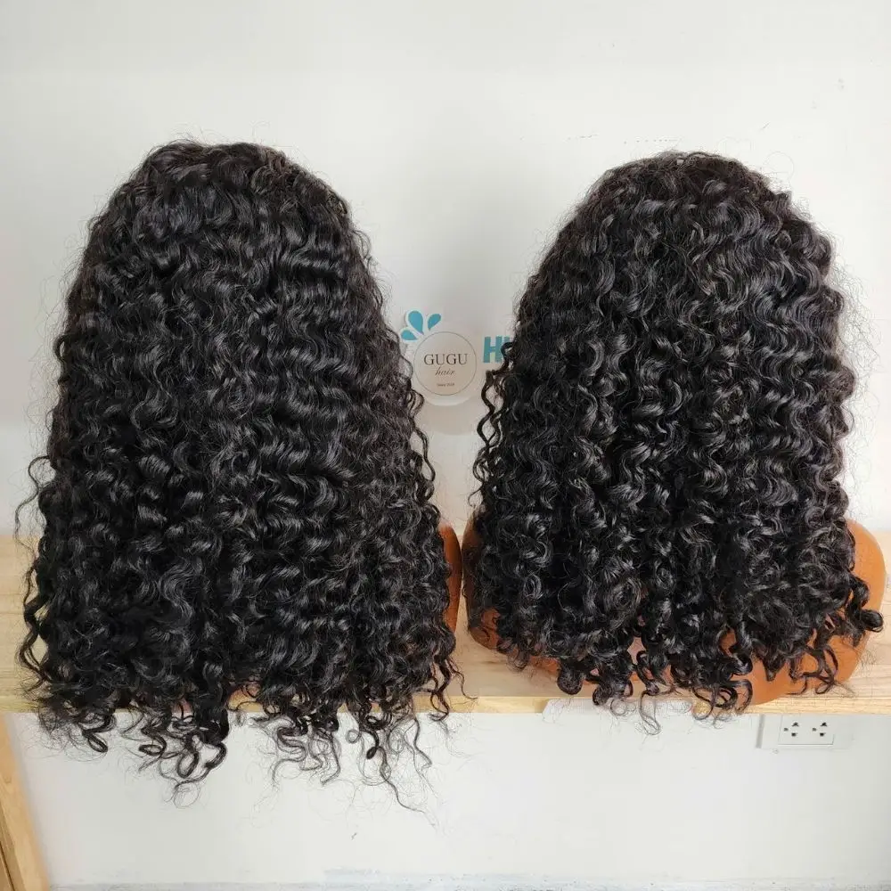 Burmese Curly Human Hair Wig – 100% Premium Raw Burmese Hair, Soft Bouncy Curls 4 Burmese Curly Human Hair Wig – 100% Premium Raw Burmese Hair, Soft Bouncy Curls - Image 4