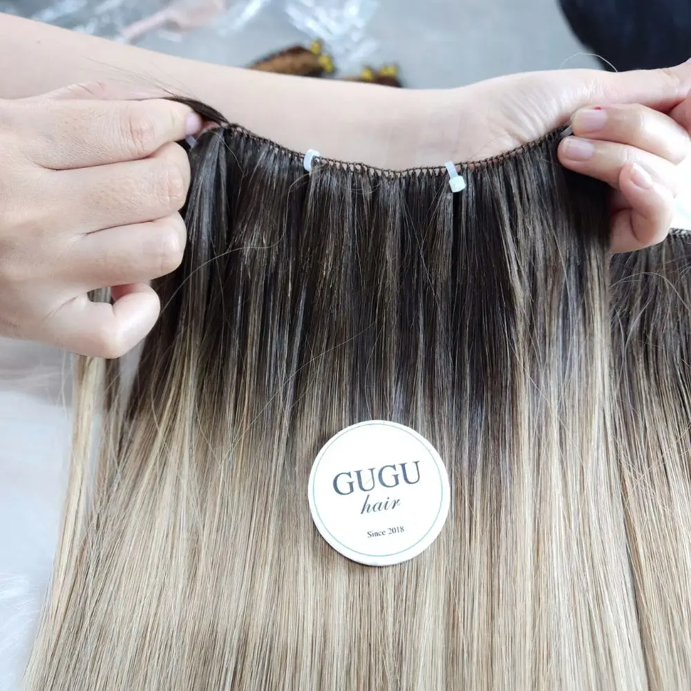 Feather Weft Hair Extensions – Lightweight Vietnamese Human Hair 4 Feather Weft Hair Extensions – Lightweight Vietnamese Human Hair - Image 4