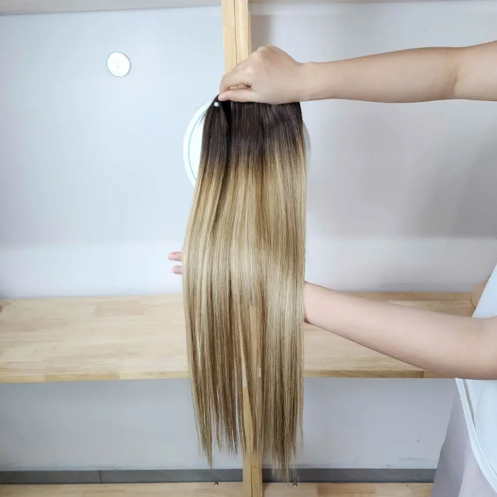 Feather Weft Hair Extensions – Lightweight Vietnamese Human Hair 8 Feather Weft Hair Extensions – Lightweight Vietnamese Human Hair - Image 8