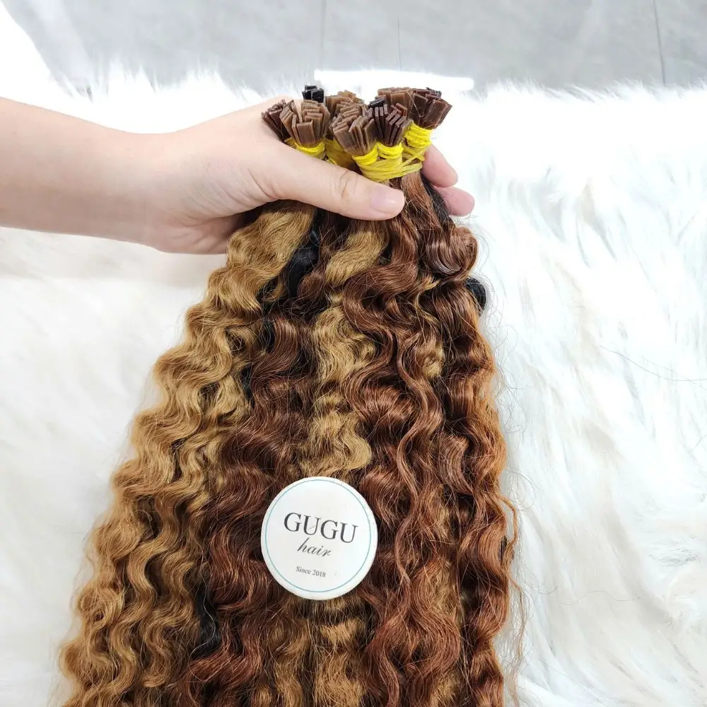 Vietnamese Hair Factory | Human Hair Manufacturer | GUGU HAIR 86 flat tip keratin hair extensions 4