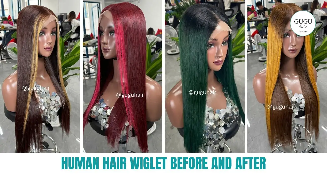 Halloween Wigs: Transform Your Look This Halloween 1 human hair wiglet before and after