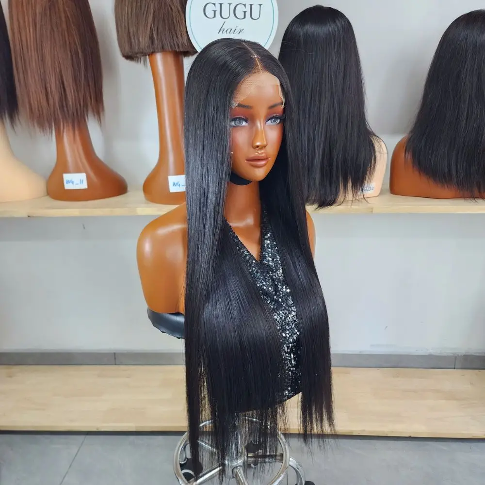 Vietnamese Double Drawn Human Hair Lace Closure Wig – Full, Natural-Looking Hair 4 Vietnamese Double Drawn Human Hair Lace Closure Wig – Full, Natural-Looking Hair - Image 4
